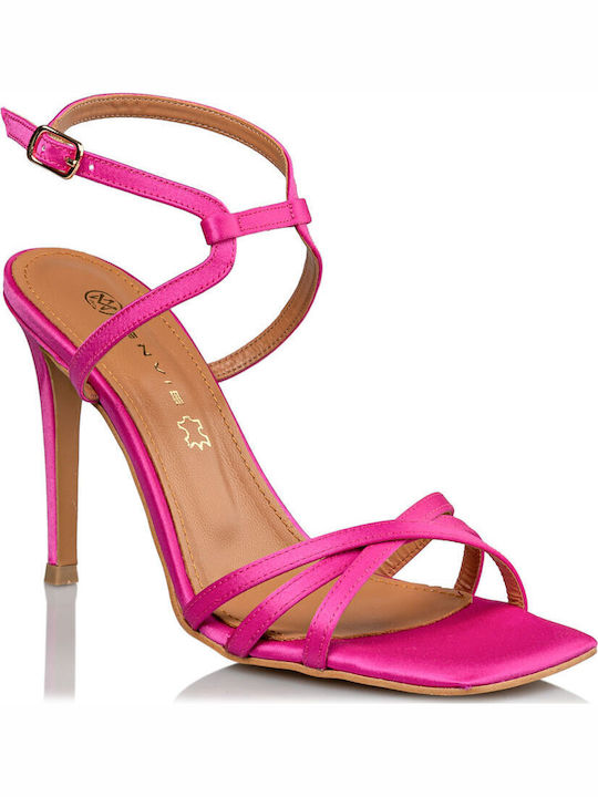 Leather Sandals Pink