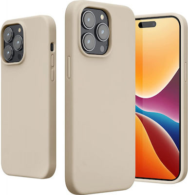 KWmobile Back Cover Σιλικόνης Cream (iPhone 14 Pro Max)