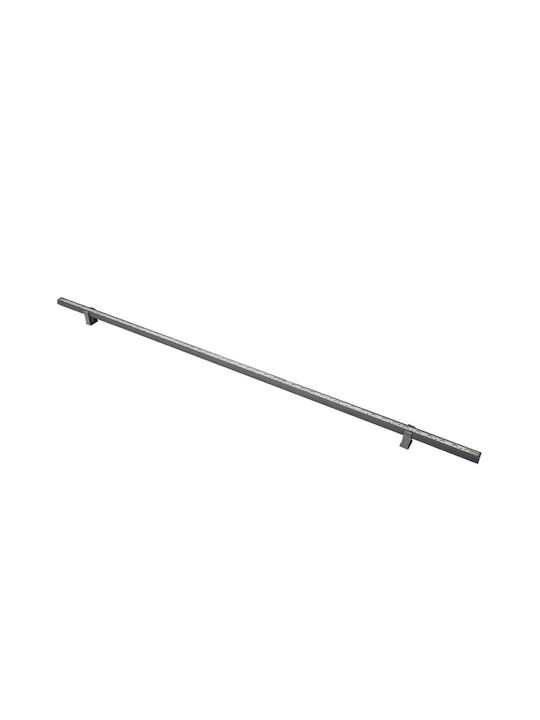 GloboStar Stellar Bară de Iluminat Exterior Lampă LED Wall Washer 12W cu Lumină Albă Caldă IP67 Gri