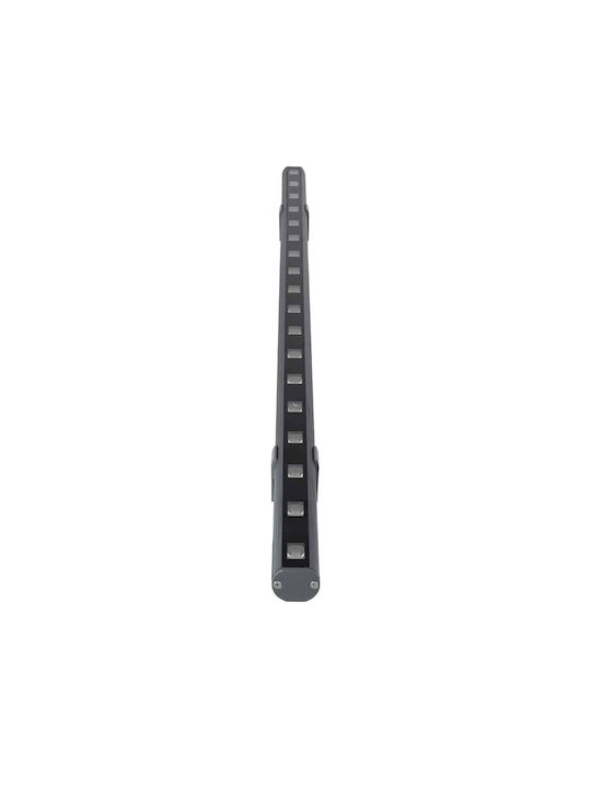 GloboStar Panda Außenstehlampe LED Wall Washer 18W mit Natürliches Weiß Licht IP67 Grau