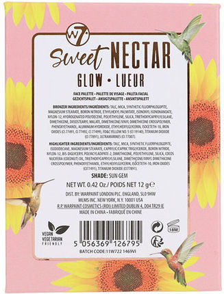 W7 Cosmetics Sweet Nectar Pudră Bronzantă Sun Gem 12gr