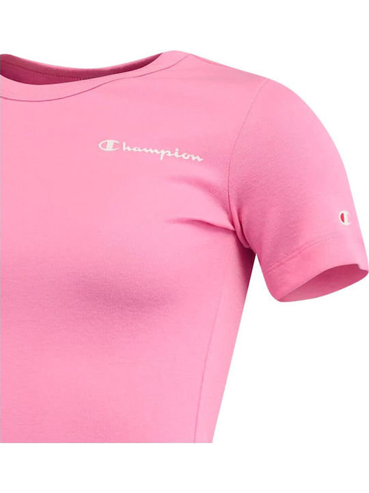 Sommer Mini Sportkleid Kurzärmelig Rosa