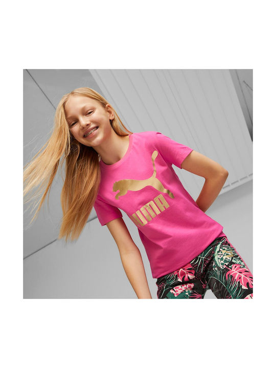 Puma Kids T-shirt Fuchsia