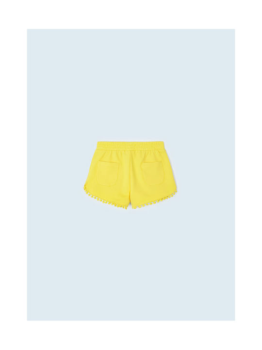 Mayoral Kids Shorts/Bermuda Fabric Yellow