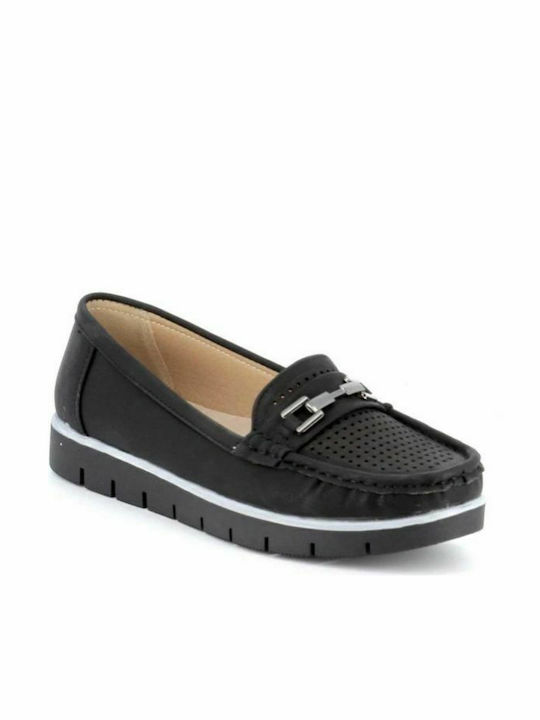 B-Soft Women's Moccasins in Black Color