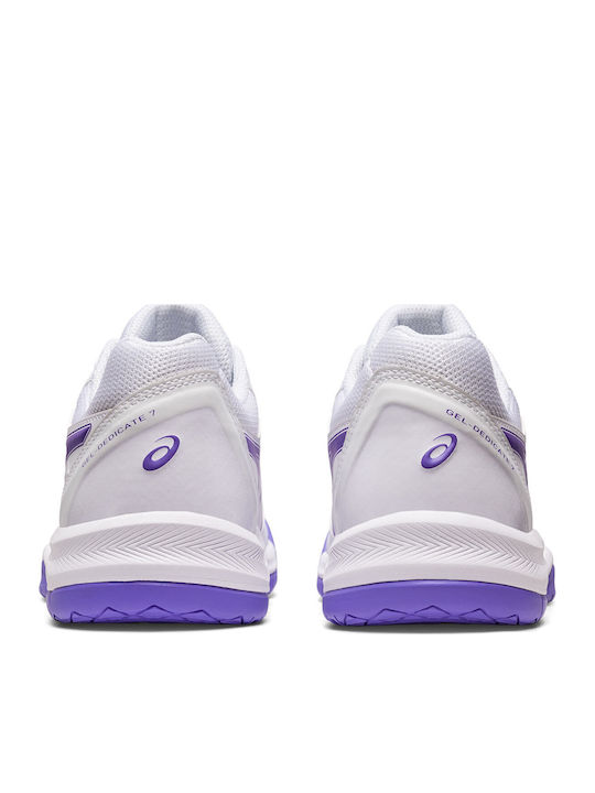 ASICS Gel-Dedicate 7 Tennisschuhe Alle Gerichte Weiß