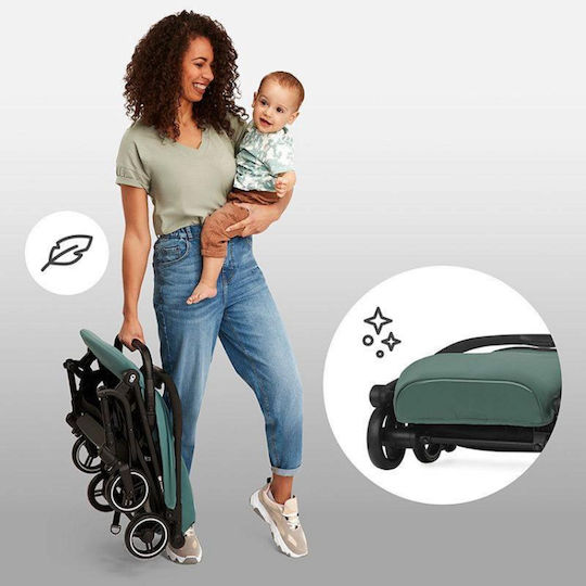 Kinderkraft Indy 2 Cărucior pentru Bebeluși Potrivit pentru Nou-născut Sea Green