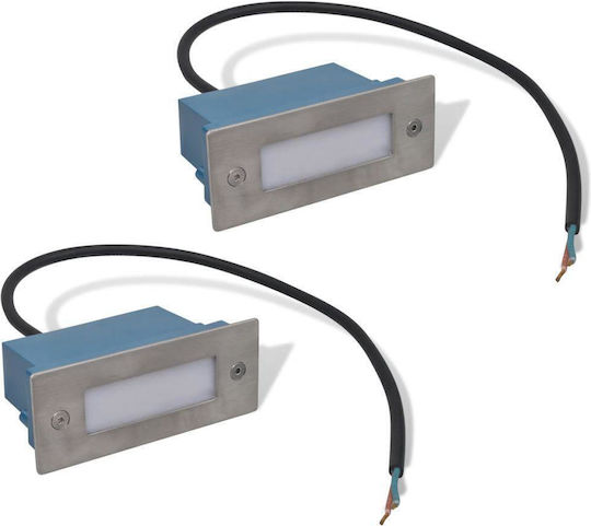 vidaXL Σποτ LED 1W 3000K 4.4x11.1x5.6εκ. vidaXL Σποτ LED 1W 3000K 4.4x11.1x5.6εκ.