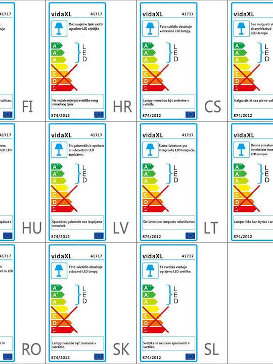 vidaXL Wandmontiertes Außen-Spotlight LED IP54 1W mit Warmweiß Licht 4.4x11.1x5.6εκ.