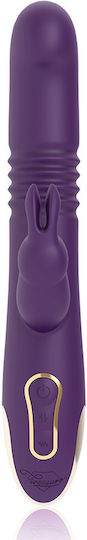 WatchMe Treasure Bastian Mini Δονητής Rabbit με Απομακρυσμένο Έλεγχο Rabbit 25cm Purple