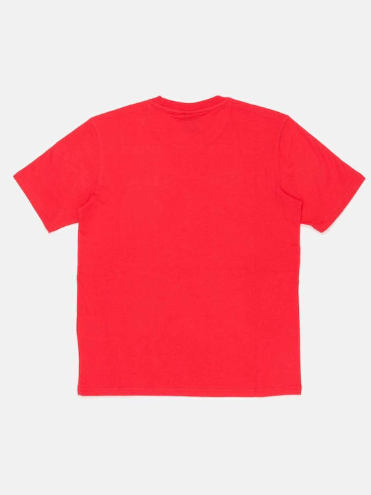 Champion Crewneck Herren T-Shirt Kurzarm Rot