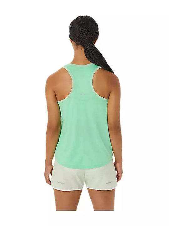 ASICS Damen Sportlich Bluse Ärmellos Grün