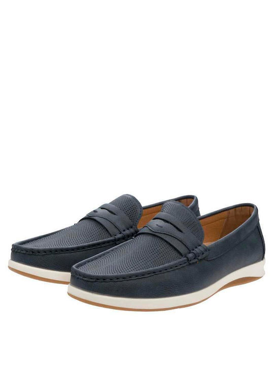 B-Soft Ανδρικά Loafers σε Μπλε Χρώμα