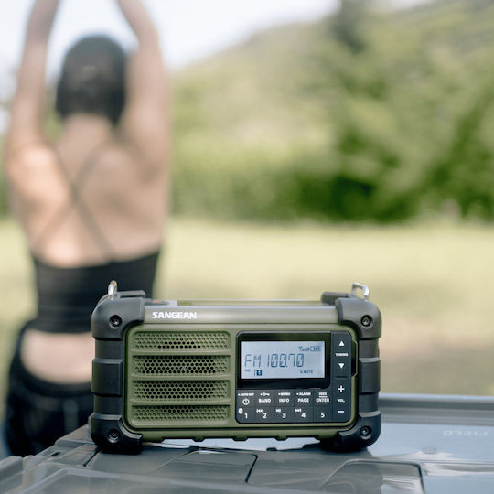 Sangean MMR-99 Φορητό Ραδιόφωνο Ηλιακό DAB Πράσινο