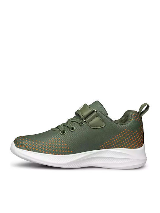 Brett 3 Kids Sneakers with Scratch Khaki
