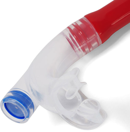 Speedo Centre Snorkel Red with Silicone Mouthpiece