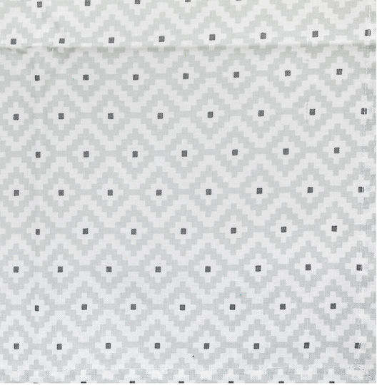 Atmosphera Etnik Kitchen Towel Made of 100% Cotton in White Colour 40x40cm 4 Pieces