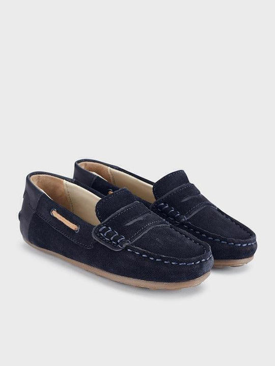 Suede Παιδικά Μοκασίνια Navy Μπλε