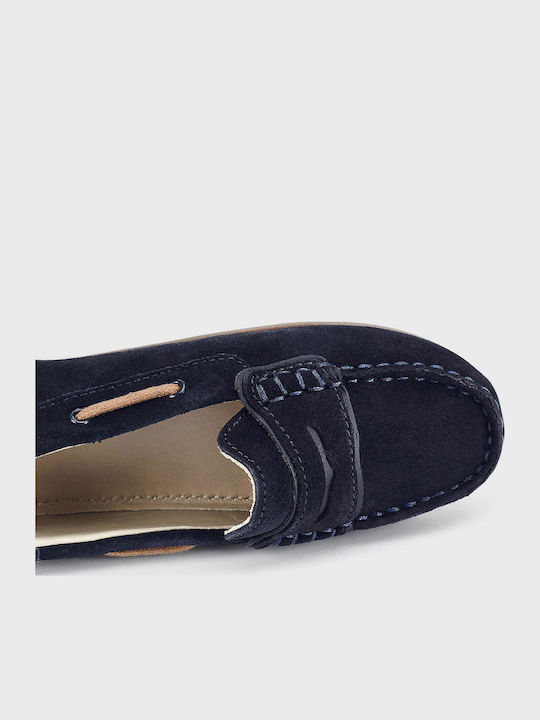 Suede Παιδικά Μοκασίνια Navy Μπλε