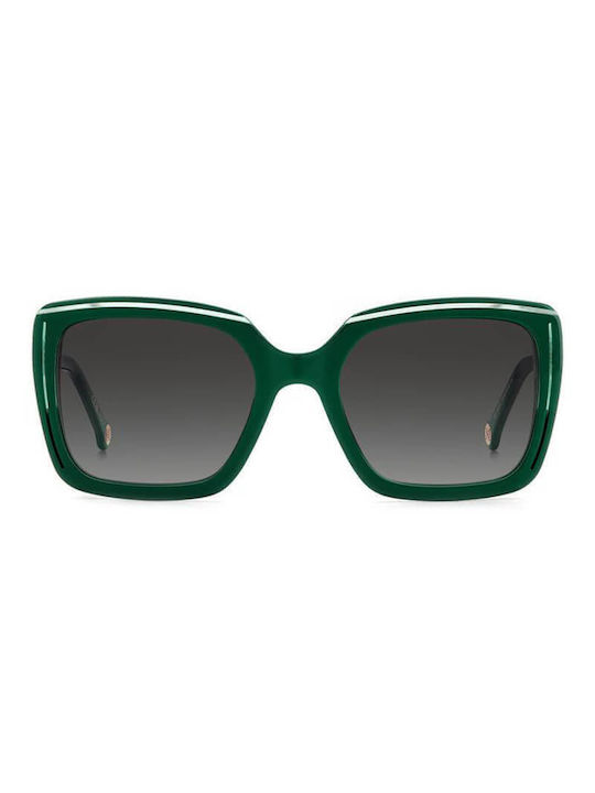 Carolina Herrera Women's Sunglasses with Green Plastic Frame and Gray Gradient Lens HER 0143/G/S VQY/IB