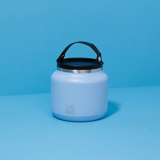 Yoko Design Play Δοχείο Φαγητού Inox Θερμός Μπλε 700ml