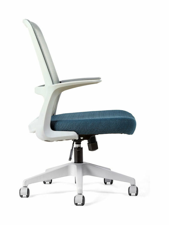 THESIS C7 Office Chair with Blue Recline Gray