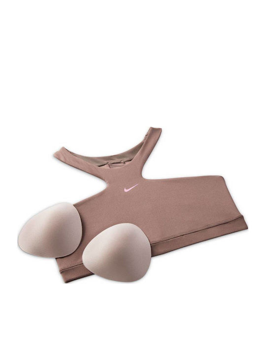 Dri-Fit Swoosh Damen Sport-BH Plum Eclipse mit Futter