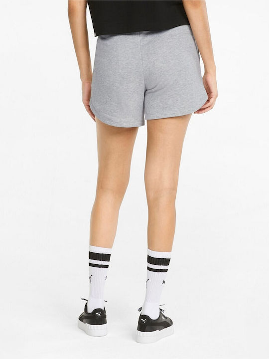 Puma Women's High-waisted Sporty Shorts Gray