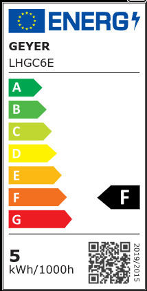 Geyer Λάμπα LED 6W για Ντουί GU10 και Σχήμα PAR16 Φυσικό Λευκό 470lm