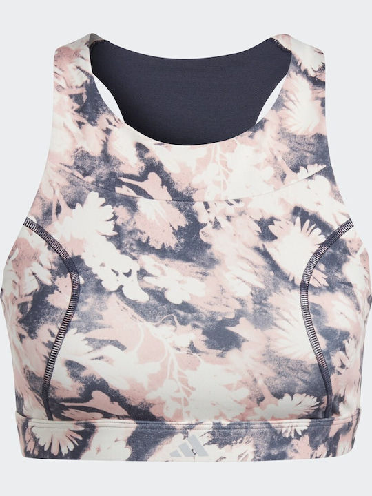 Performance Women's Sports Bra without Padding Coral Fusion / White