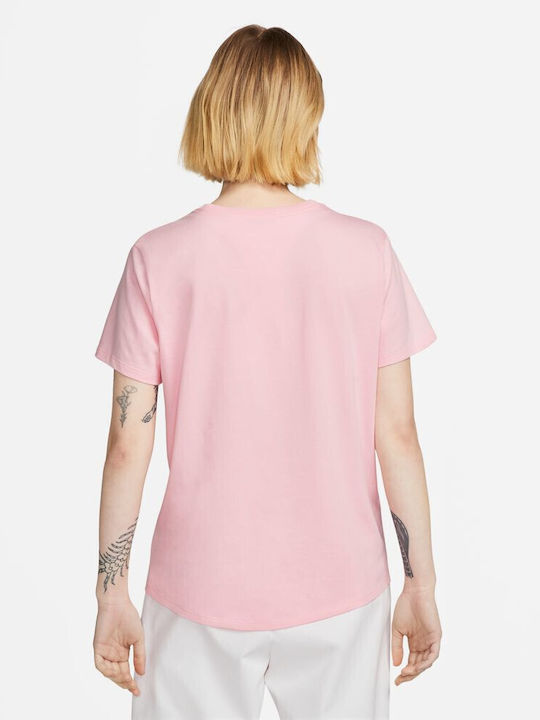 Nike Damen Sportlich T-shirt Rosa