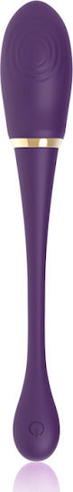 Dream Love Treasure Merlin Δονητής για Ζευγάρια με Remote Control Double Couple Vibrator Remote Control Purple