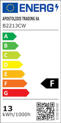 Diolamp Λάμπα LED για Ντουί B22 και Σχήμα A60 Ψυχρό Λευκό 1240lm