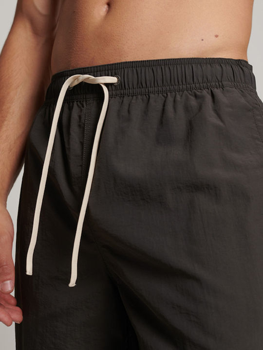Ovin Vintage Men's Swimwear Shorts Black