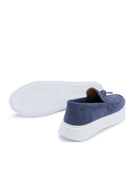 Mocic Ανδρικά Loafers σε Μπλε Χρώμα