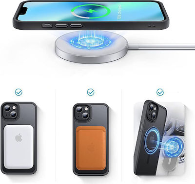 Tech-Protect Magmat MagSafe Umschlag Rückseite Kunststoff / Silikon Sierra Blue (iPhone 13 Pro)