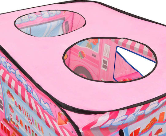 vidaXL Kids Vehicle Play Tent Pink