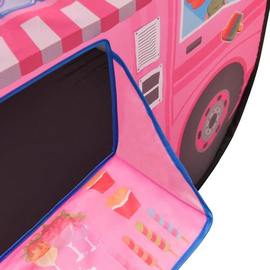 vidaXL Kids Vehicle Play Tent Pink