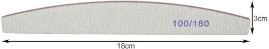 Soulima Maxy Nagelfeile Gebogen Papier 100/180 25Stück 2 Ansichten