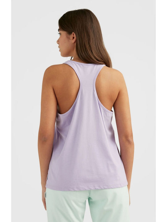 O'neill Essentials Women's Athletic Blouse Sleeveless Purple Rose