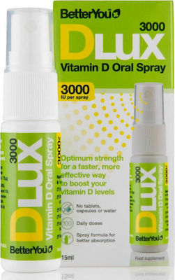 BetterYou DLux 3000iu Daily Vitamin D Βιταμίνη για Ανοσοποιητικό 3000iu 15ml