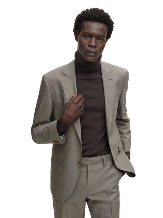 Hugo Boss Men's Winter Suit Regular Fit Brown