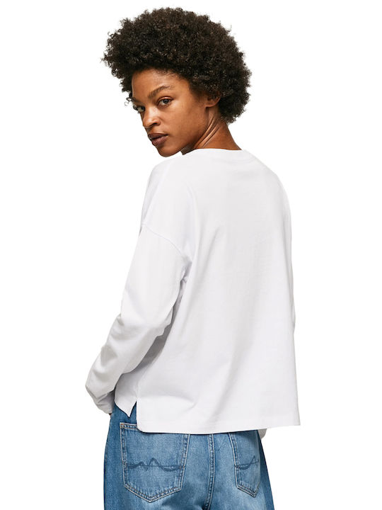 Pepe Jeans Lulu Women's Blouse Long Sleeve White