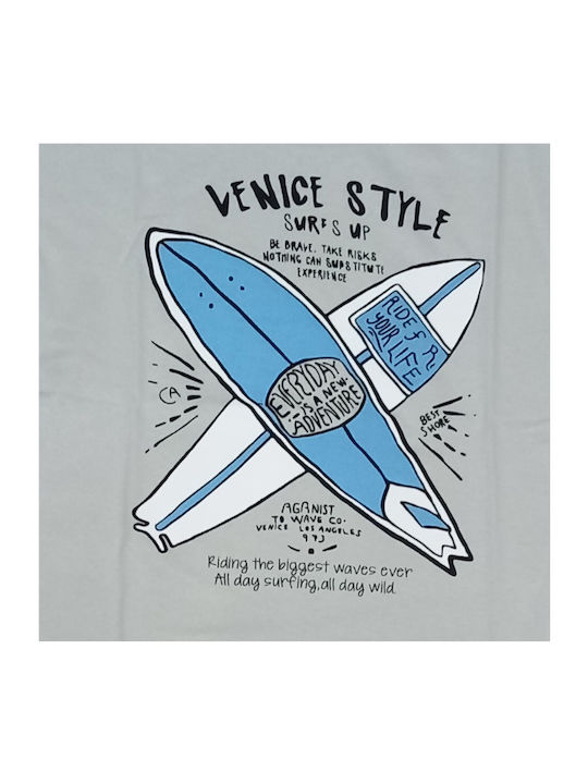 Kinder-T-Shirt Gray