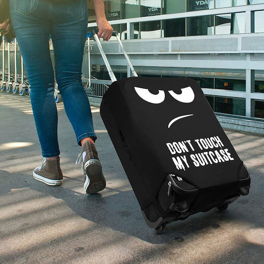 KWmobile Don't Touch My Suitcase XL / 29 - 32" Black