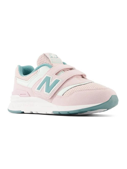 New Balance Παιδικά Sneakers με Σκρατς για Κορίτσι Ροζ