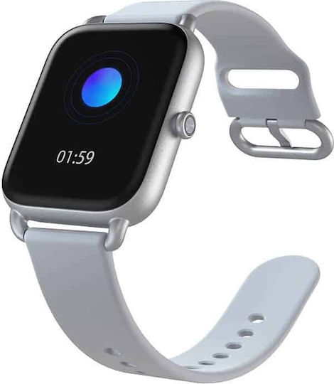 Haylou RS4 LS12 37mm Smartwatch with Heart Rate Monitor (Silver)