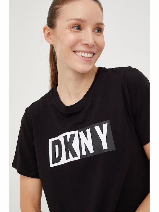 DKNY DP2T5894 Damen T-shirt Schwarz DP2T5894-BLK