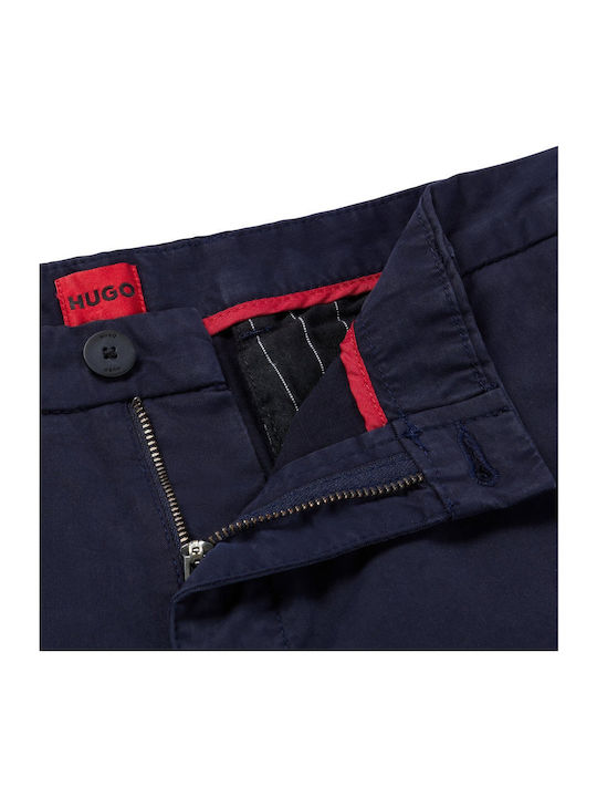 David222sd Men's Shorts Chino Dark Blue