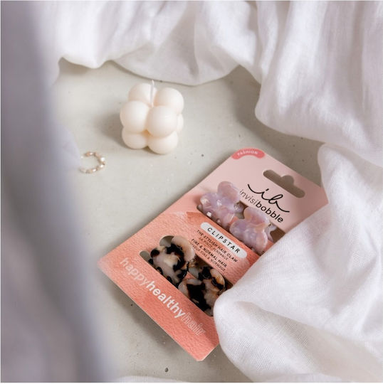 Invisibobble Σετ Κλαμεράκια για Μαλλιά Clipstar Petit Four Πολύχρωμο 4τμχ